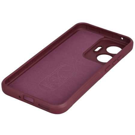 Pancerne etui Bizon Case Tur do Xiaomi POCO F7, burgundowe