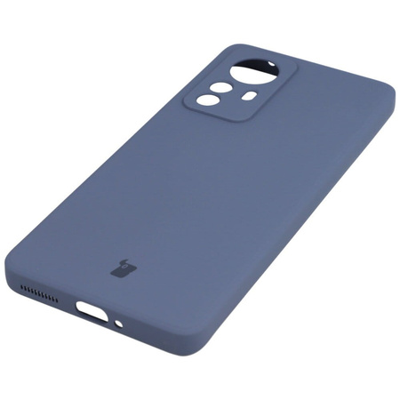 Etui Bizon Case Silicone do Xiaomi 12 Pro, szare