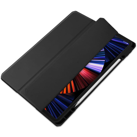 Etui Bizon Case Tab Clear Matt do iPad Pro 12.9 2022/2021/2018, czarne