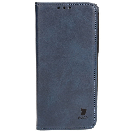 Etui z klapką Bizon Case Pocket Pro do iPhone 15 Plus, granatowe