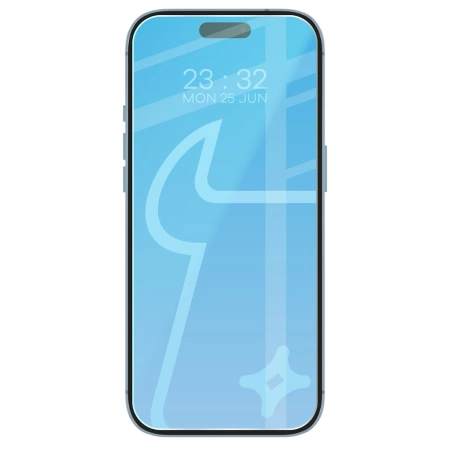 Elastyczne etui + 2x szkło hartowane Bizon Case Clear Pack do iPhone Air