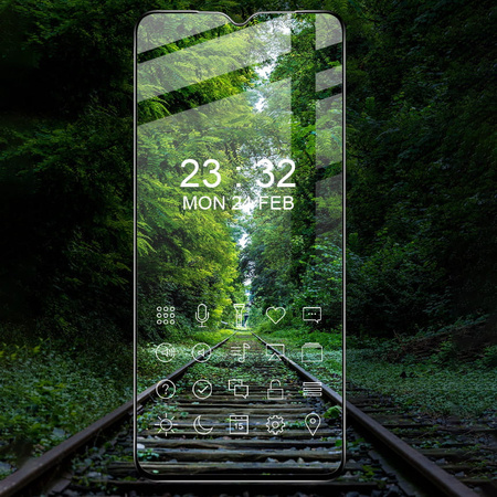 Szkło hartowane Bizon Glass Edge - 2 sztuki + ochrona na obiektyw, Realme C31