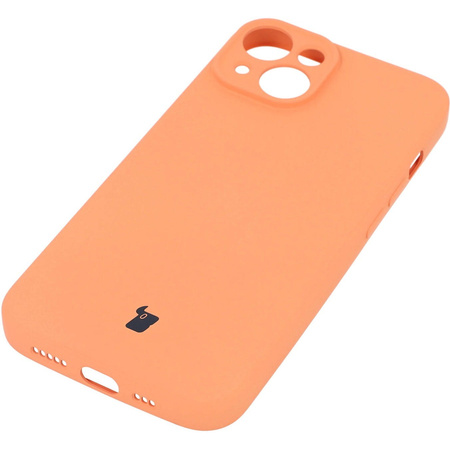 Etui Bizon Case Silicone do iPhone 14, pomarańczowe