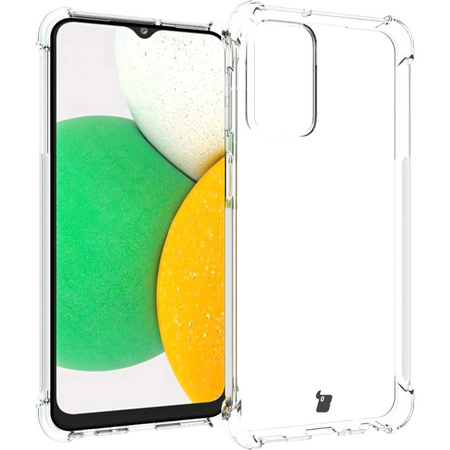 Etui + 2x szkło + obiektyw Bizon Case Clear Pack do Galaxy A23 5G/4G, przezroczyste