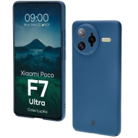 Etui Bizon Case Łupka do Xiaomi Poco F7 Ultra, niebieskie