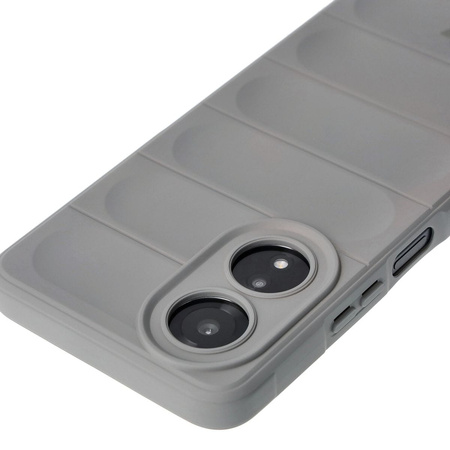 Pancerne etui Bizon Case Tur do Oppo A58 4G, jasnoszare