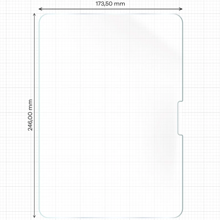 Folia imitująca papier Bizon Film Tab Papirus Duo do iPad Pro 11" 2025 / 2024, 2 sztuki