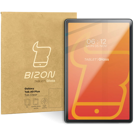 Szkło hartowane Bizon Glass Tab Clear Duo do Galaxy Tab A9 Plus, 2 sztuki