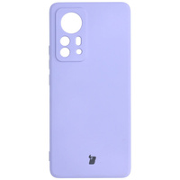 Etui Bizon Case Silicone do Xiaomi 12 Pro, jasnofioletowe