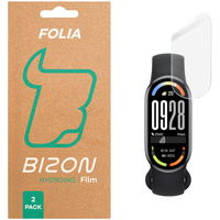 Folia hydrożelowa na ekran Bizon Glass Watch Hydrogel Duo do Xiaomi Smart Band 10, 2 sztuki