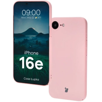 Etui Bizon Case Łupka do iPhone 16e, różowe
