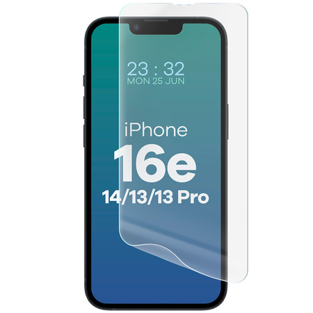 Folia hydrożelowa na ekran Bizon Glass Hydrogel Front Duo do iPhone 16e / 14 / 13 / 13 Pro, 2 sztuki