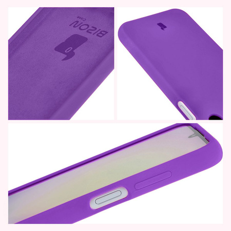 Etui silikonowe Bizon Soft Case do Galaxy A25 5G, fioletowe