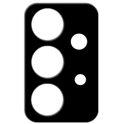 Szkło na aparat Bizon Glass Lens dla Galaxy A52s 5G, A52 4G/5G, A72 4G/5G, 2 sztuki