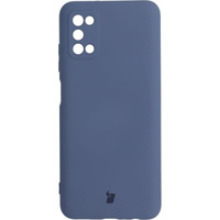 Etui Bizon Case Silicone do Galaxy A03S, szare