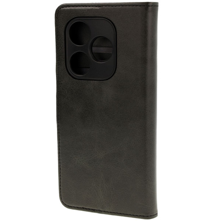Etui z klapką Bizon Case Pocket do Realme GT 6 / 6T / Neo 6 / Neo 6 SE, czarne