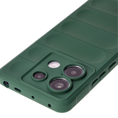 Pancerne etui Bizon Case Tur do Xiaomi Poco X6 / Xiaomi Redmi Note 13 Pro 5G, ciemnozielone