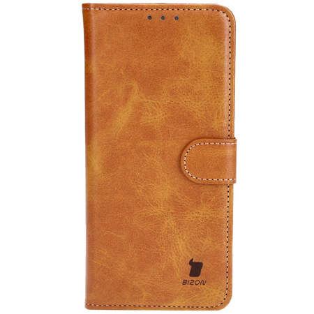 Etui z klapką Bizon Case Pocket do Google Pixel 8 Pro, brązowe