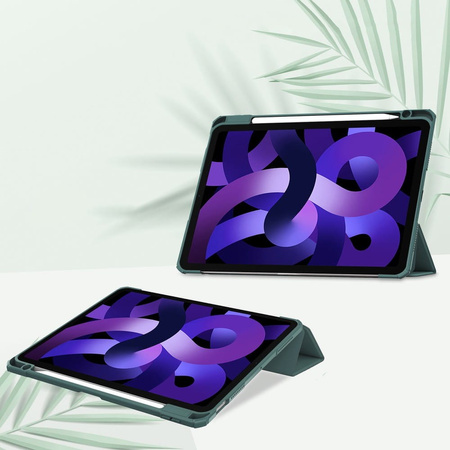 Etui Bizon Case Tab Clear Matt do iPad Air 6 / Air 5 / Air 4 / iPad Pro 11 2018, ciemnozielone