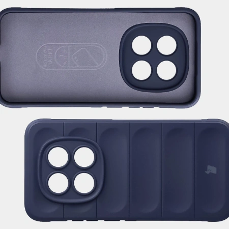 Pancerne etui Bizon Case Tur do Xiaomi Redmi Note 15 Pro 5G, granatowe