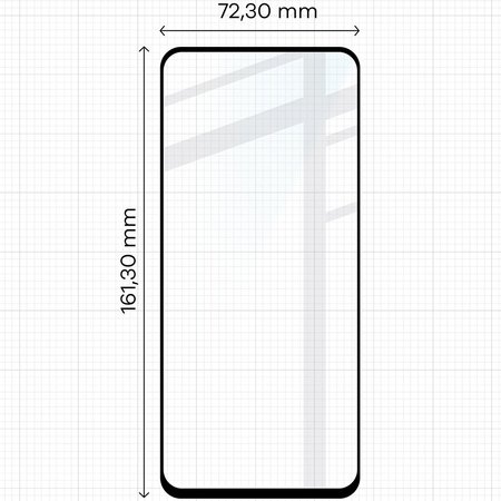 Szkło hartowane Bizon Glass Edge 2 do Realme 12 5G/12x 5G, czarne