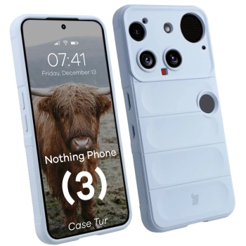 Pancerne etui Bizon Case Tur do Nothing Phone (3), jasnoniebieskie