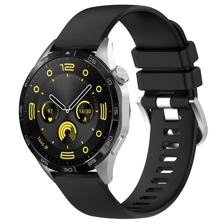 Pasek Bizon Strap Watch Silicone Pro T 22 mm do smartwatcha, czarny