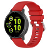 Pasek silikonowy do smartwatcha, Bizon Strap Watch Silicone Pro T, Quick Release 20 mm, czerwony