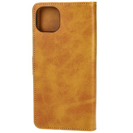 Etui z klapką Bizon Case Pocket do iPhone 14 Plus, brązowe