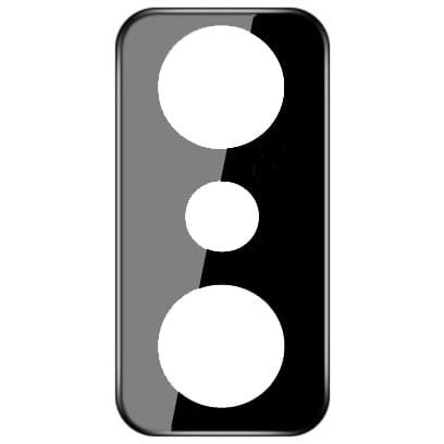 Szkło na aparat Bizon Glass Silk Lens dla Xiaomi 11T / Pro, 2 sztuki