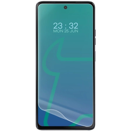 Elastyczne etui + 2x folia na ekran Bizon Case Clear Pack do Motorola Moto G75 5G