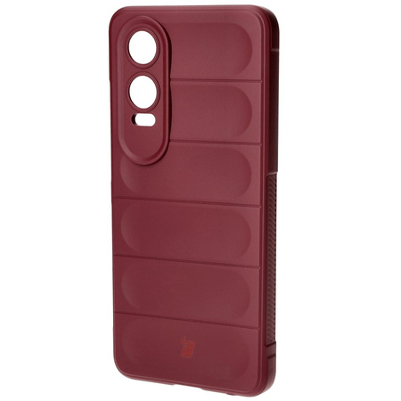 Pancerne etui Bizon Case Tur do OnePlus Nord CE4 Lite 5G, burgundowe