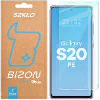 Szkło hartowane Bizon Glass Clear Duo do Galaxy S20 FE, 2 sztuki