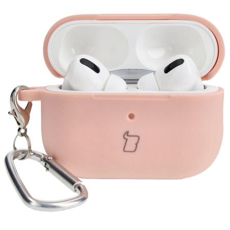 Etui Bizon Case Headphone Silicone do AirPods Pro 2, jasnoróżowe