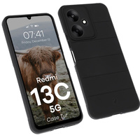Pancerne etui Bizon Case Tur do Xiaomi Redmi 13C 5G, czarne
