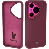 Silikonowe etui Bizon Soft Case do Huawei Pura 70, czarne