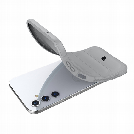 Pancerne etui Bizon Case Tur do Galaxy A14 4G / 5G, jasnoszare