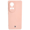 Etui Bizon Case Silicone Sq do Oppo Reno 10 Pro 5G, jasnoróżowe