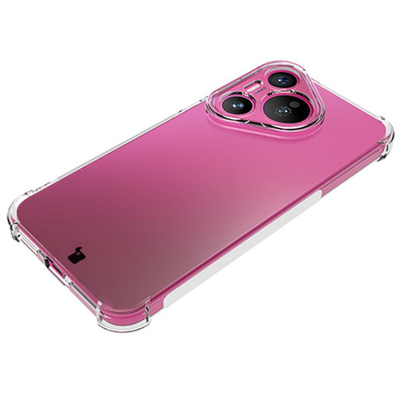 Etui + 2x szkło Bizon Case Clear Pack do Huawei Pura 70, przezroczyste