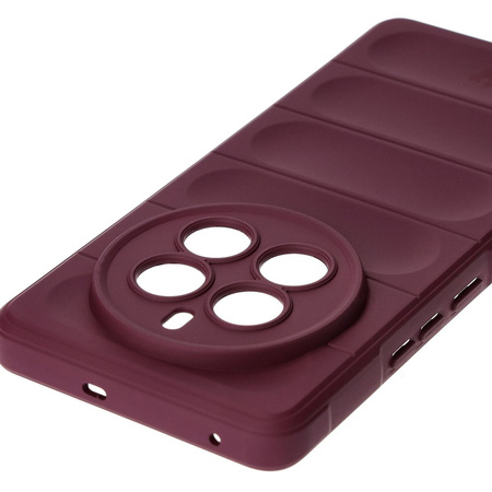 Pancerne etui Bizon Case Tur do Realme 12 Pro / 12 Pro+, burgundowe