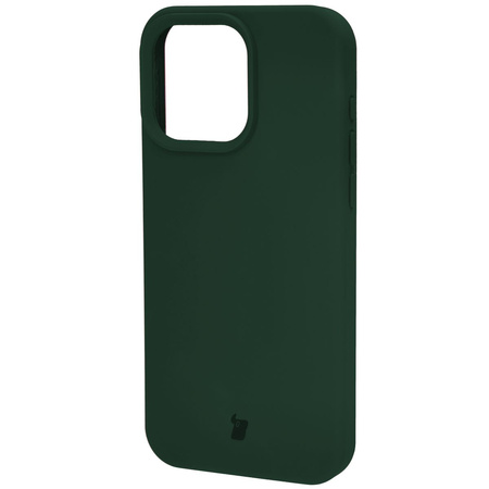 Etui silikonowe Bizon Soft Case do iPhone 15 Pro Max, ciemnozielone