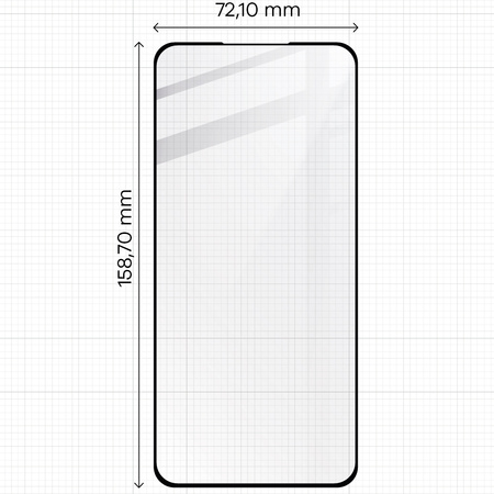Szkło hartowane Bizon Glass Edge do Xiaomi 13 Pro, czarne
