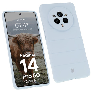 Pancerne etui Bizon Case Tur do Realme 14 Pro 5G, jasnoniebieskie