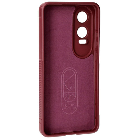 Pancerne etui Bizon Case Tur do OnePlus Nord CE4 Lite 5G, burgundowe