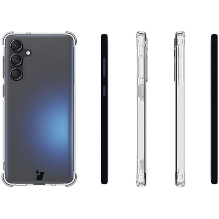 Elastyczne etui Bizon Case Salpa do Galaxy M55 5G, przezroczyste
