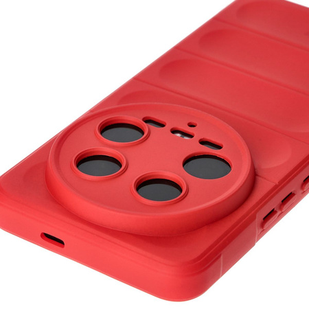 Pancerne etui Bizon Case Tur do Xiaomi 14 Ultra, czerwone