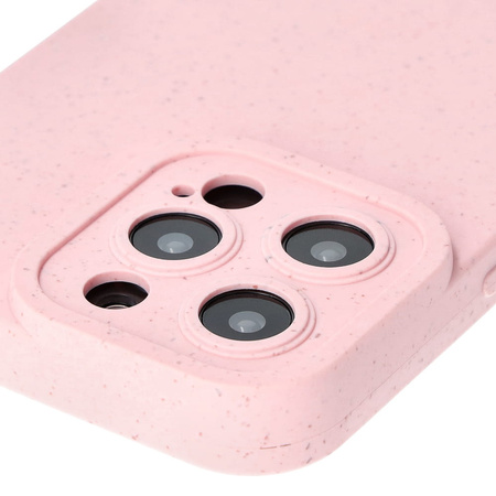 Ekologiczne etui Bizon Bio-Case do iPhone 14 Pro Max, różowe