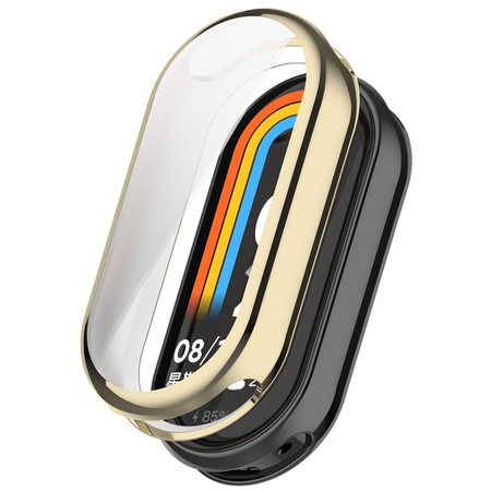 Etui Bizon Case Watch Felipe do Xiaomi Smart Band 9, złote