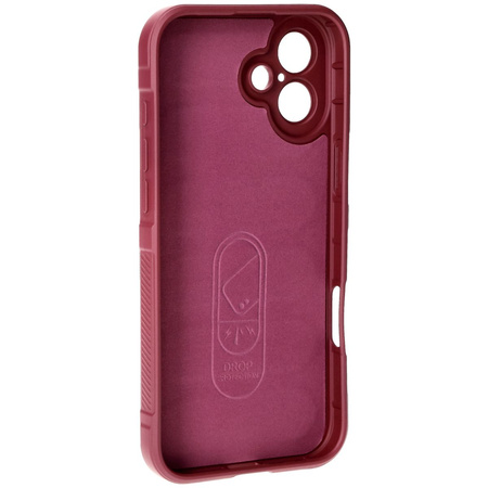 Pancerne etui Bizon Case Tur do iPhone 16 Plus, ciemnofioletowe
