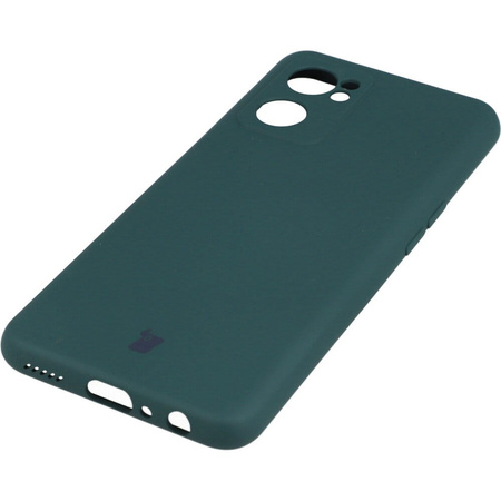 Etui Bizon Case Silicone do Oppo Reno 7 5G, ciemnozielone